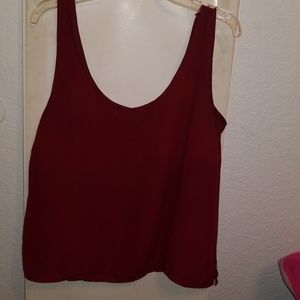 Forever 21 burgundy blouse